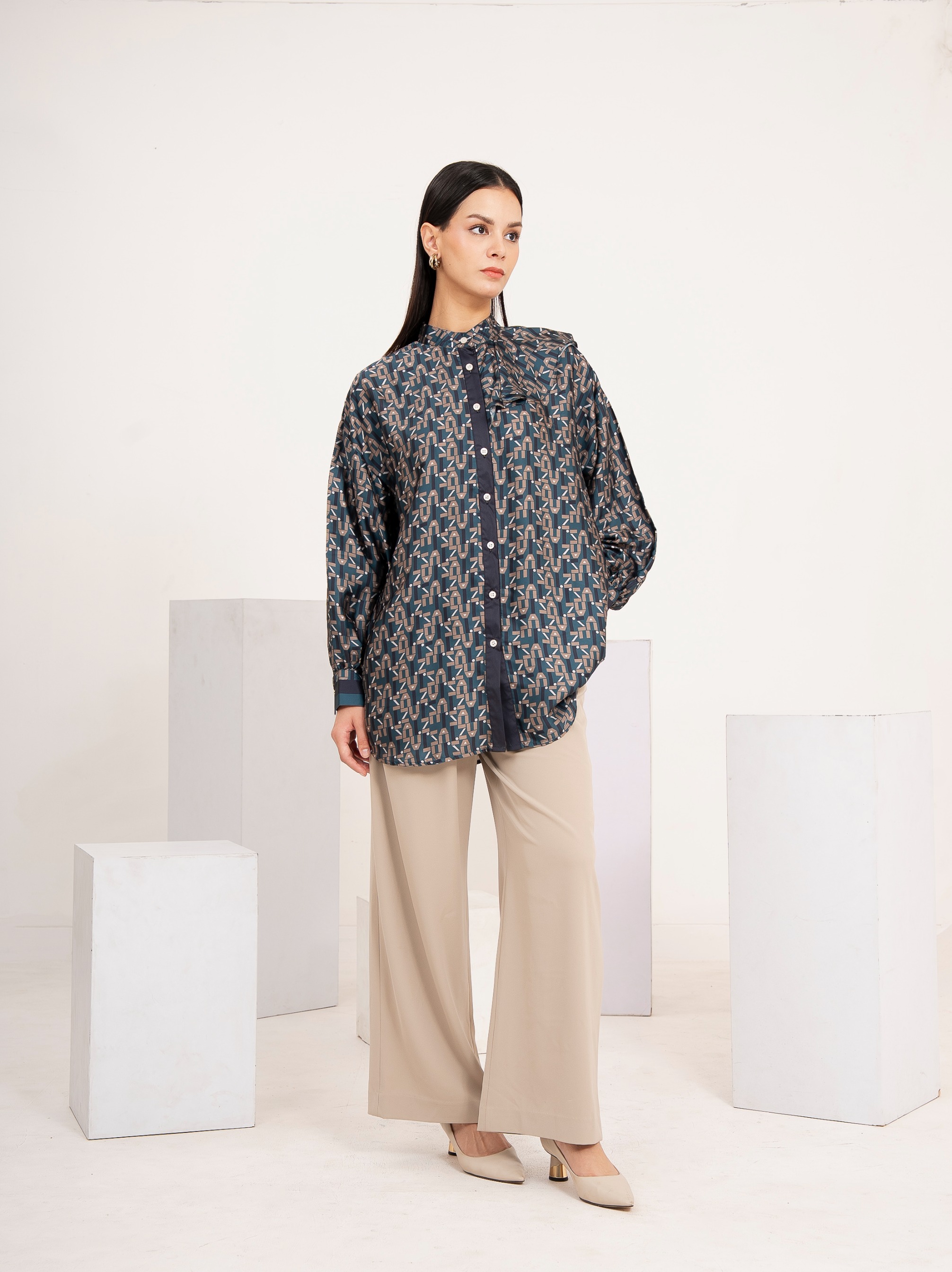 Abby Shirt Dark Green