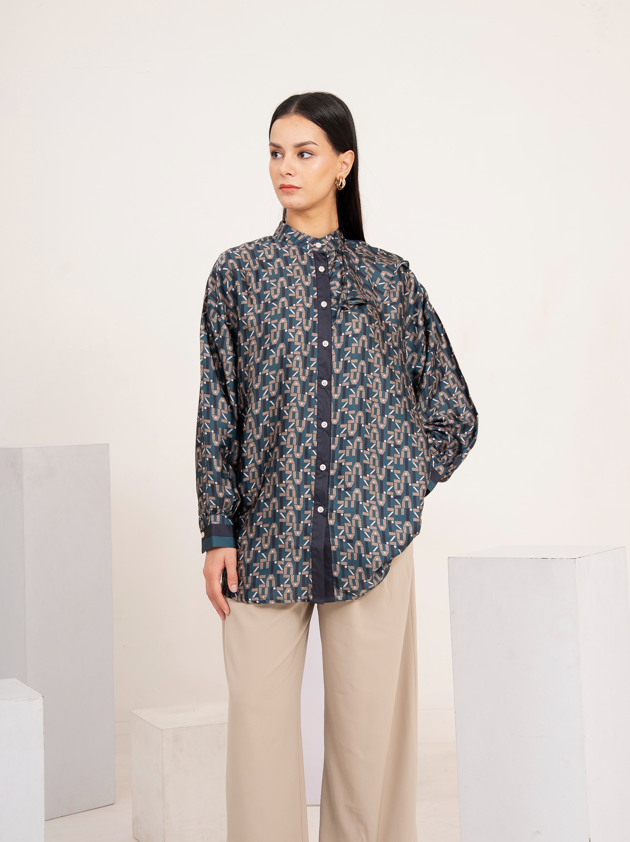 Abby Shirt Dark Green