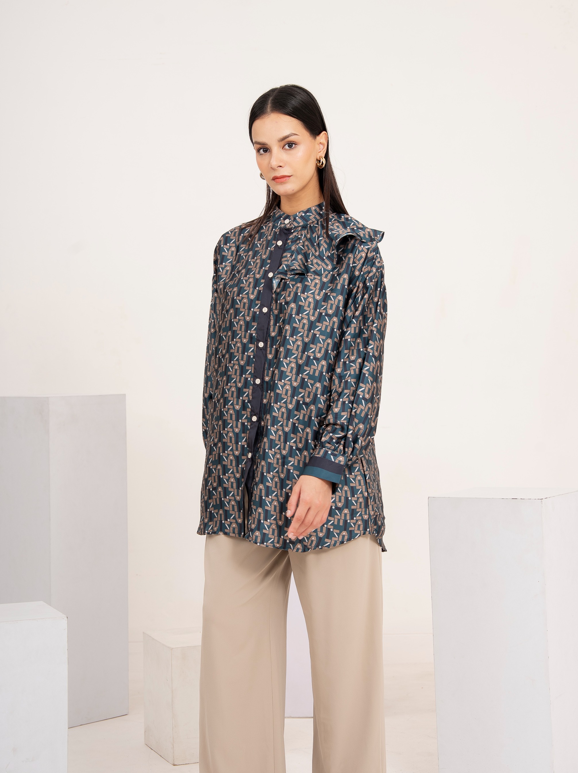 Abby Shirt Dark Green