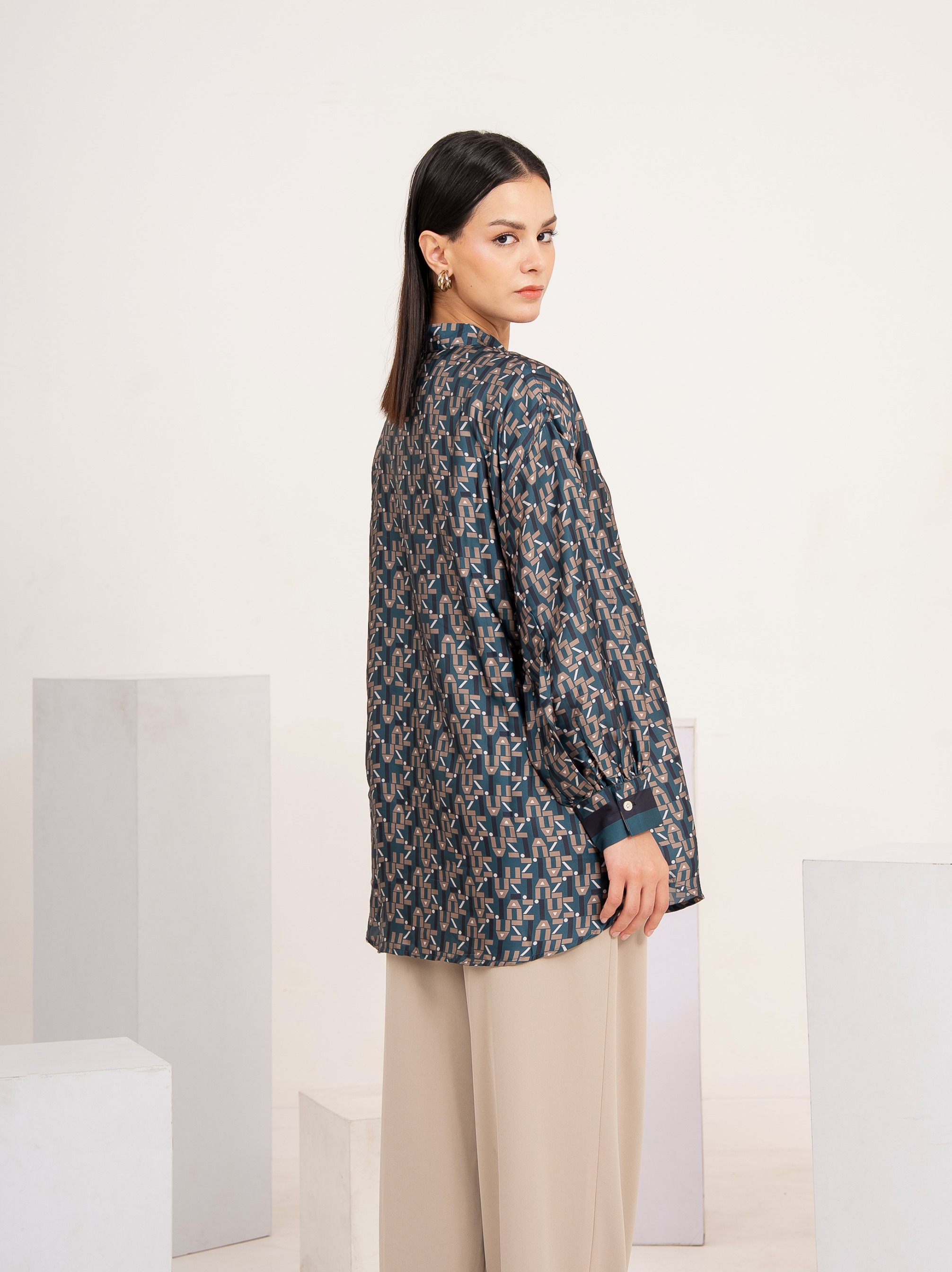 Abby Shirt Dark Green