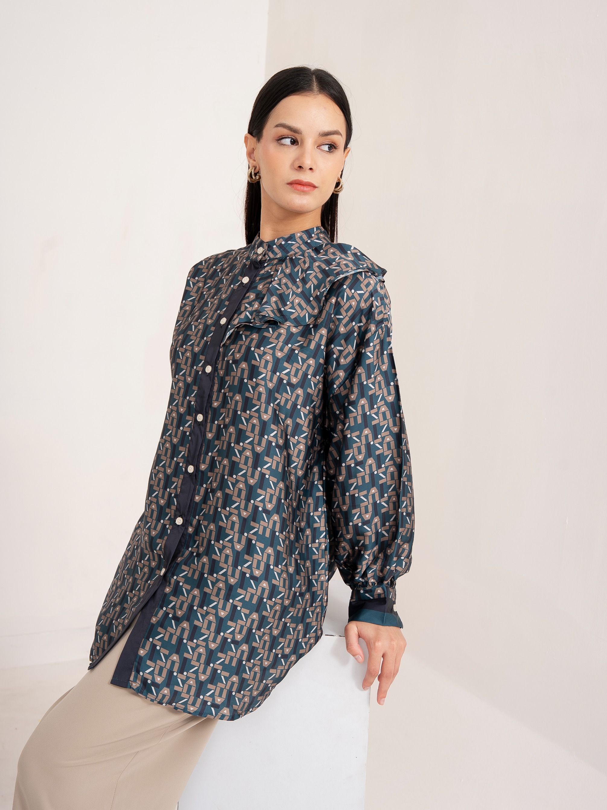 Abby Shirt Dark Green