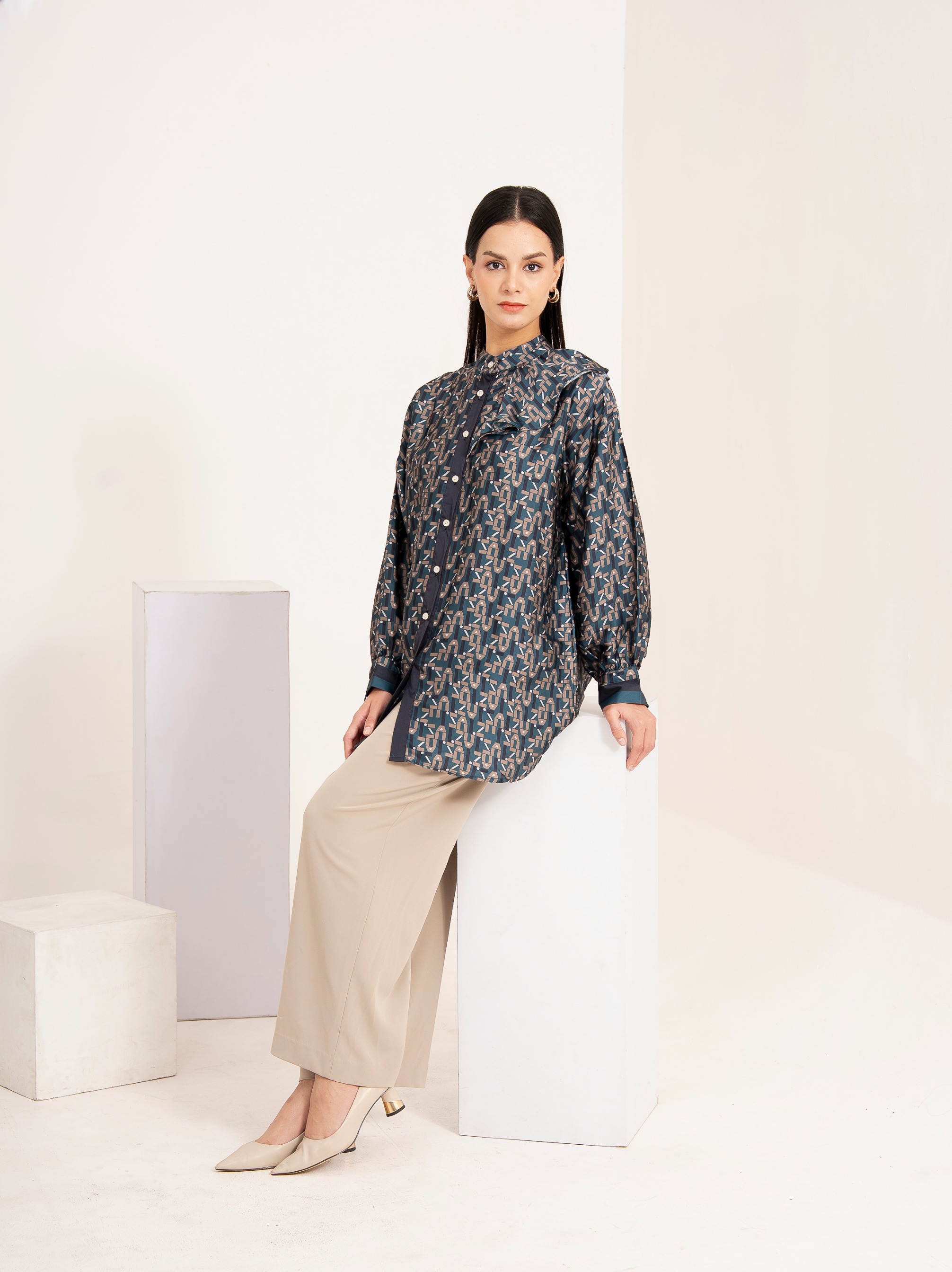 Abby Shirt Dark Green