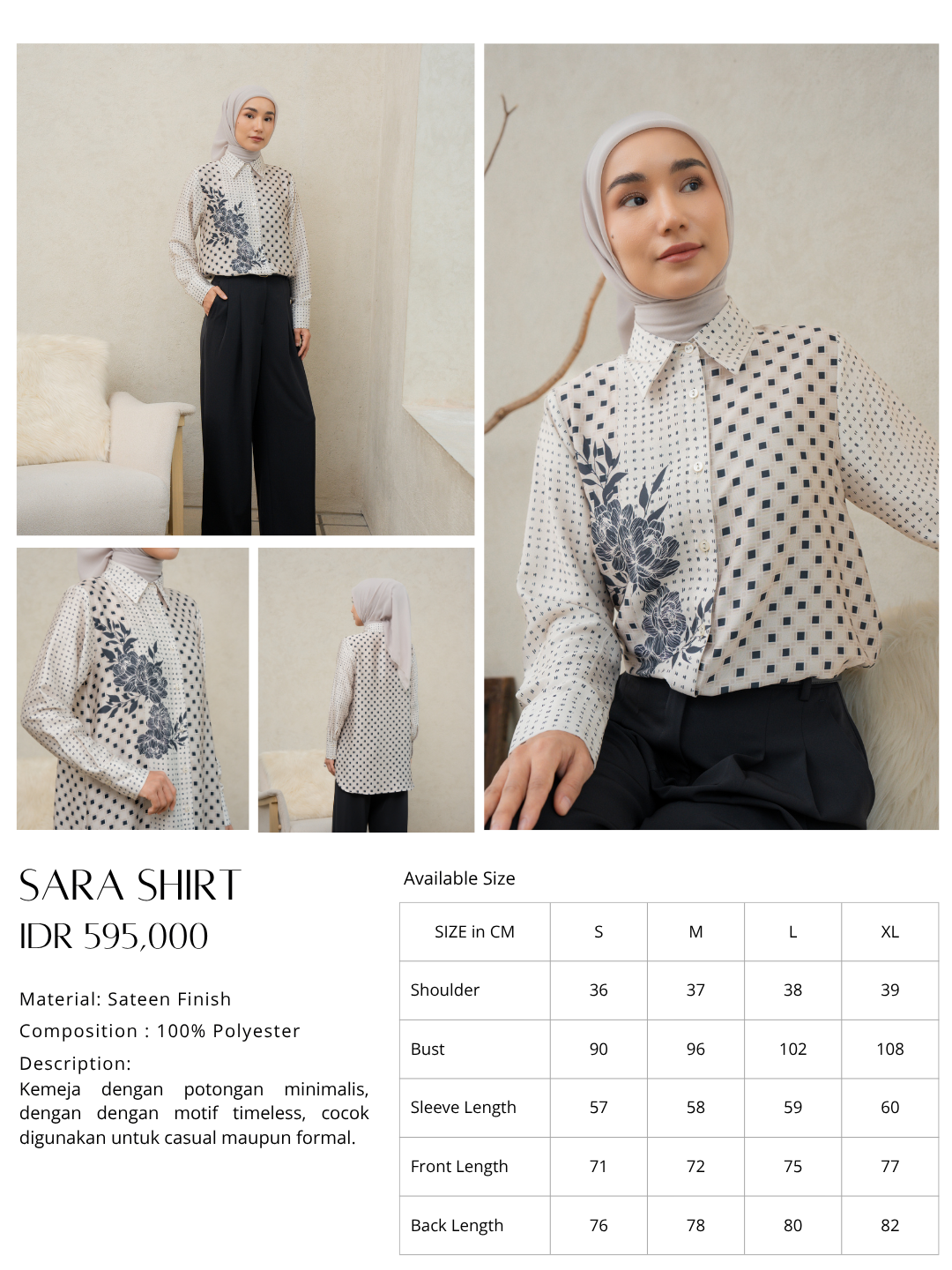 Sara Shirt Beige