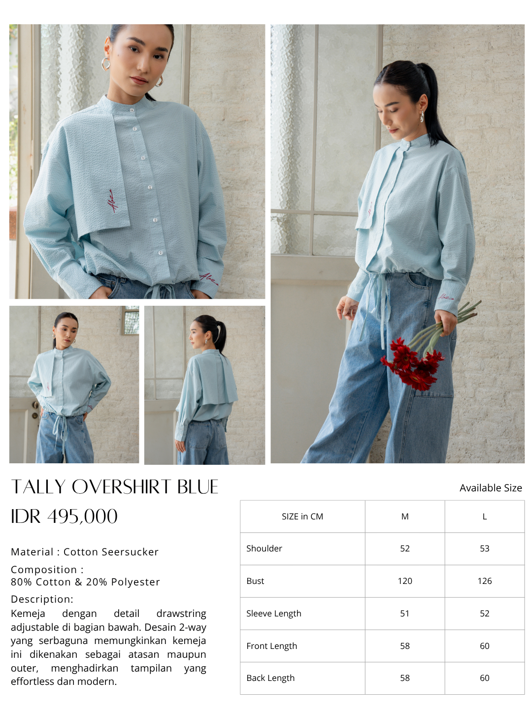 Tally Overshirt Blue