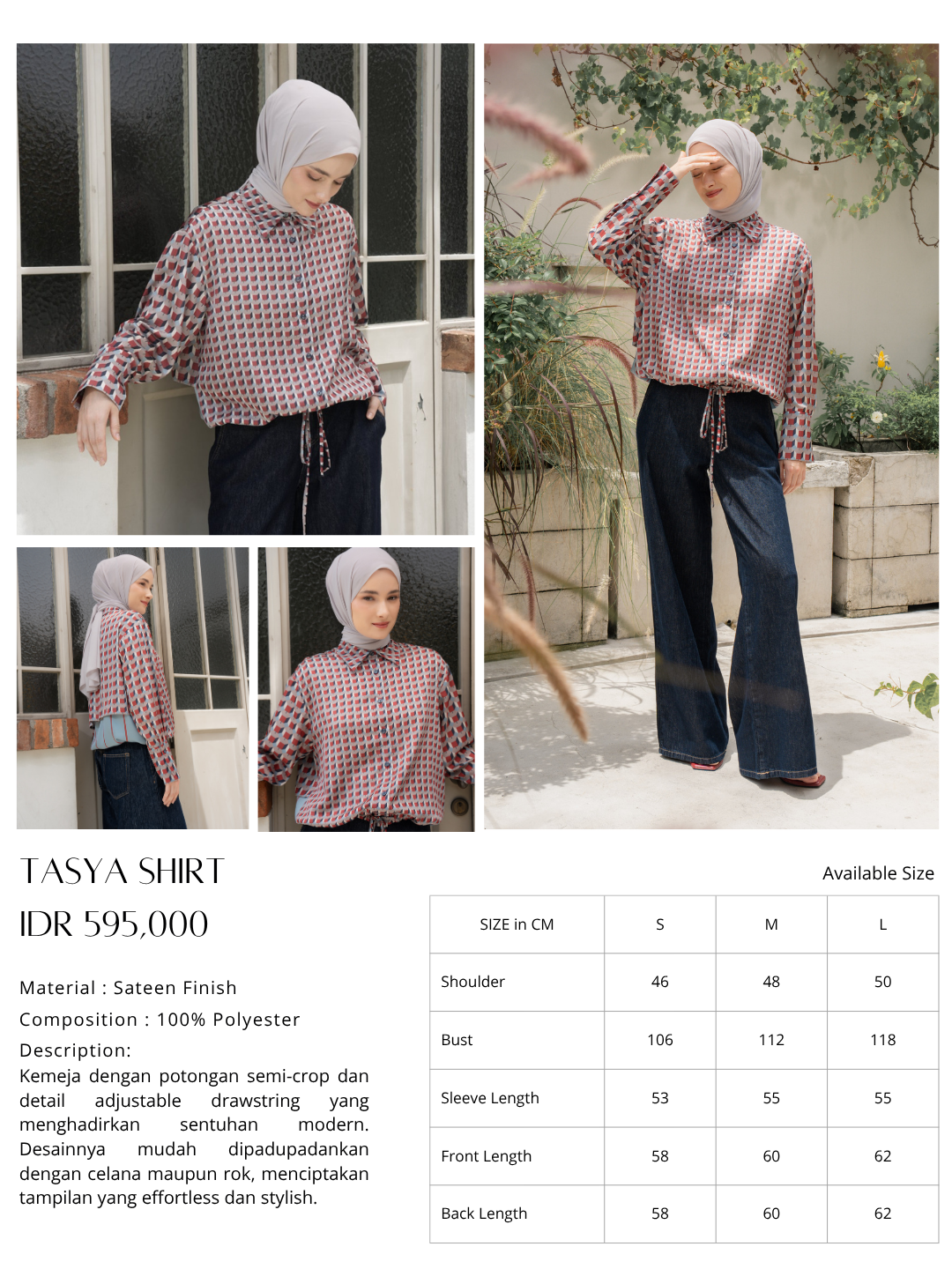 Tasya Shirt Red