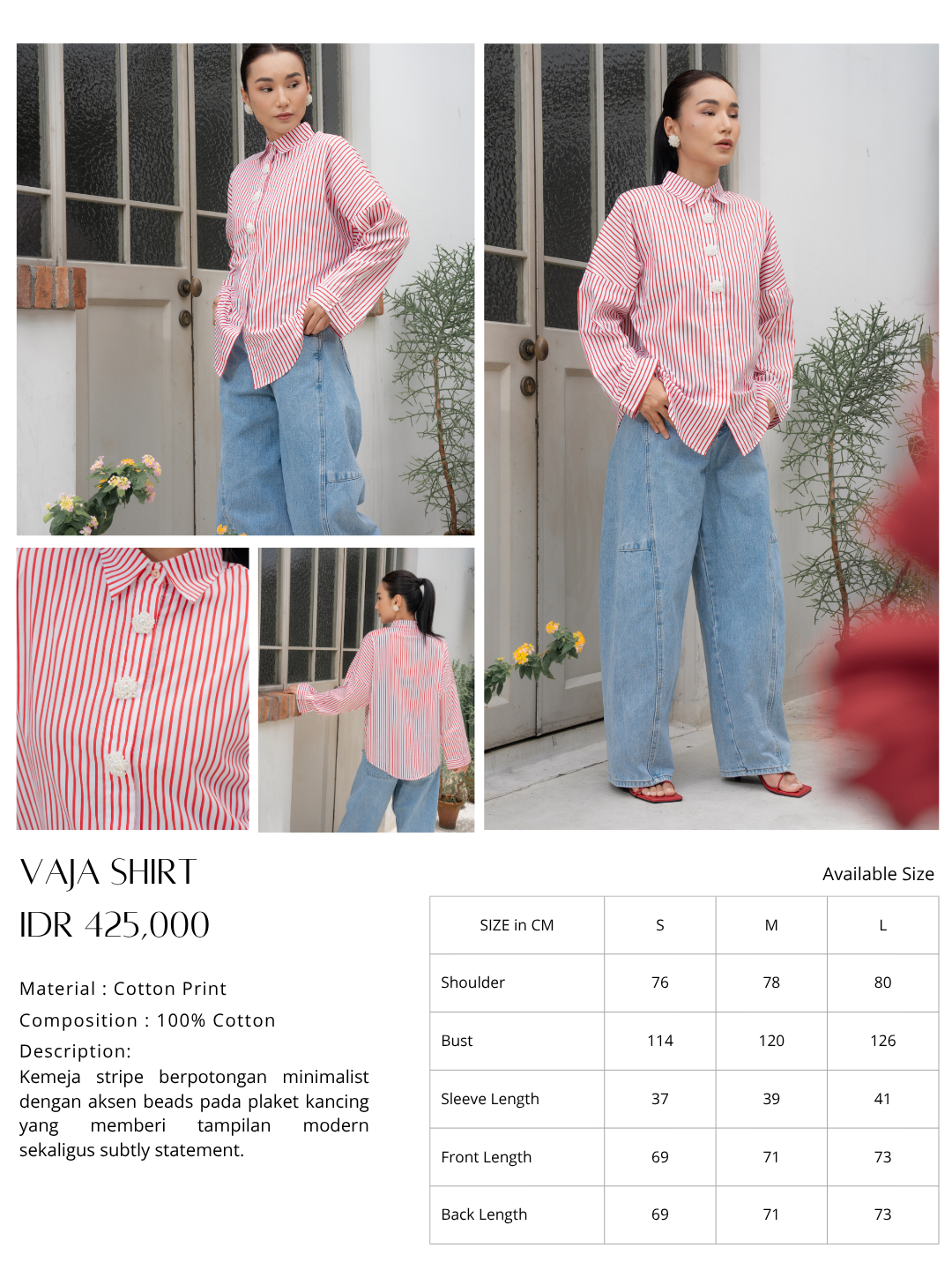 Vaja Shirt Red