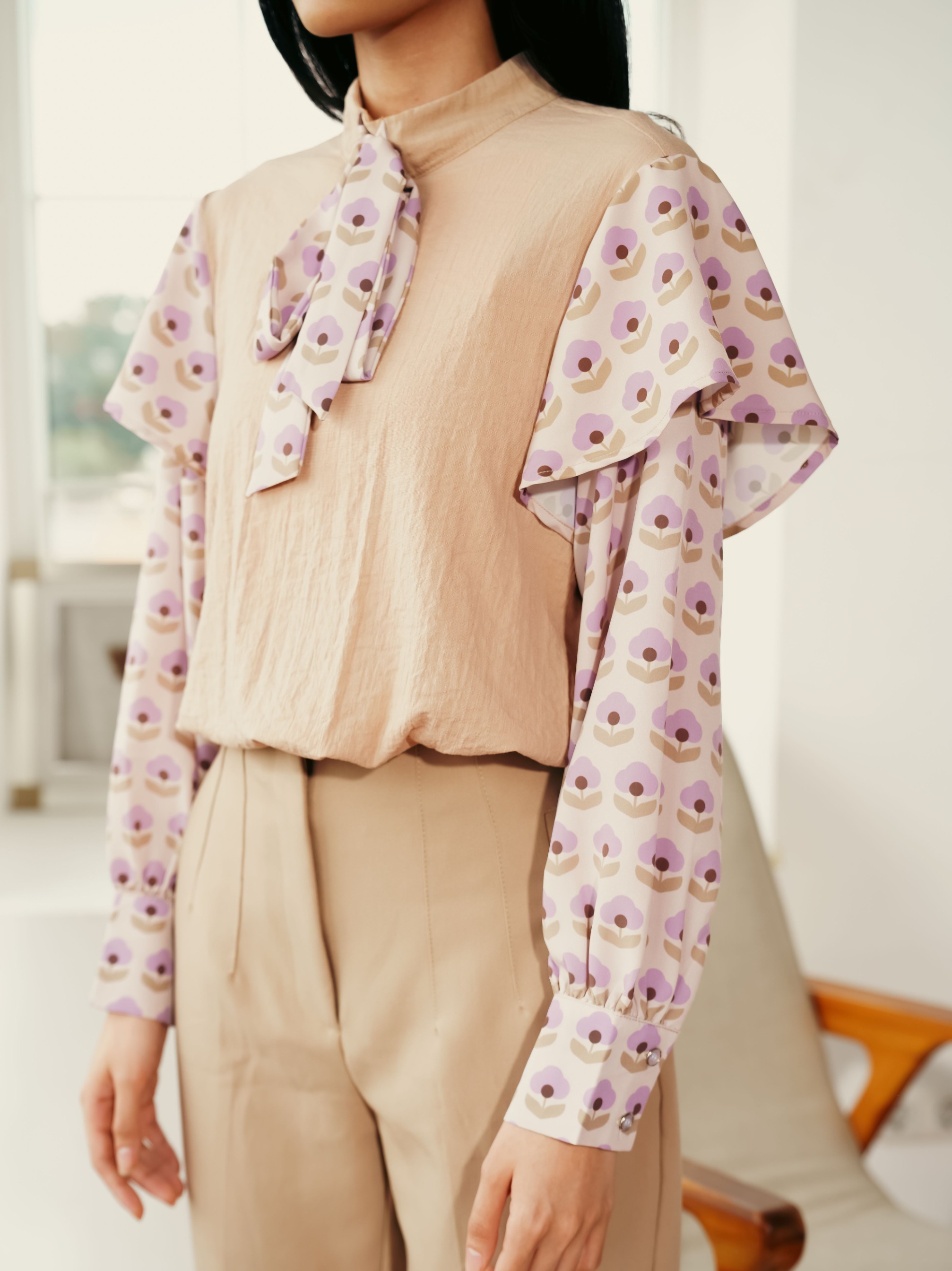 Zashi Top Beige