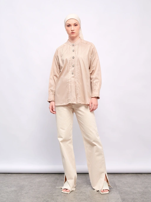Image of Zidney Shirt Beige