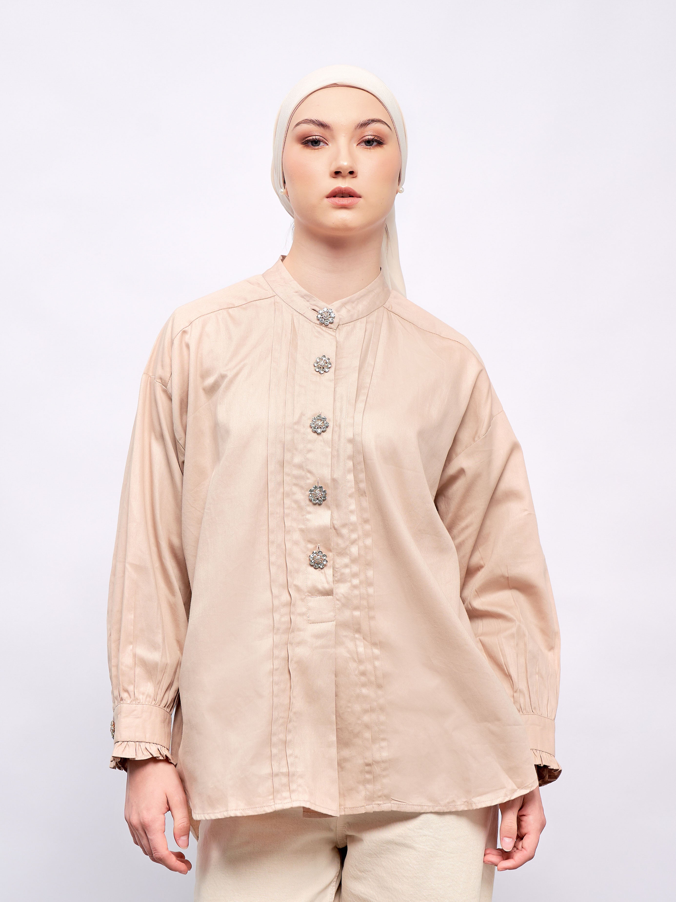 Zidney Shirt Beige