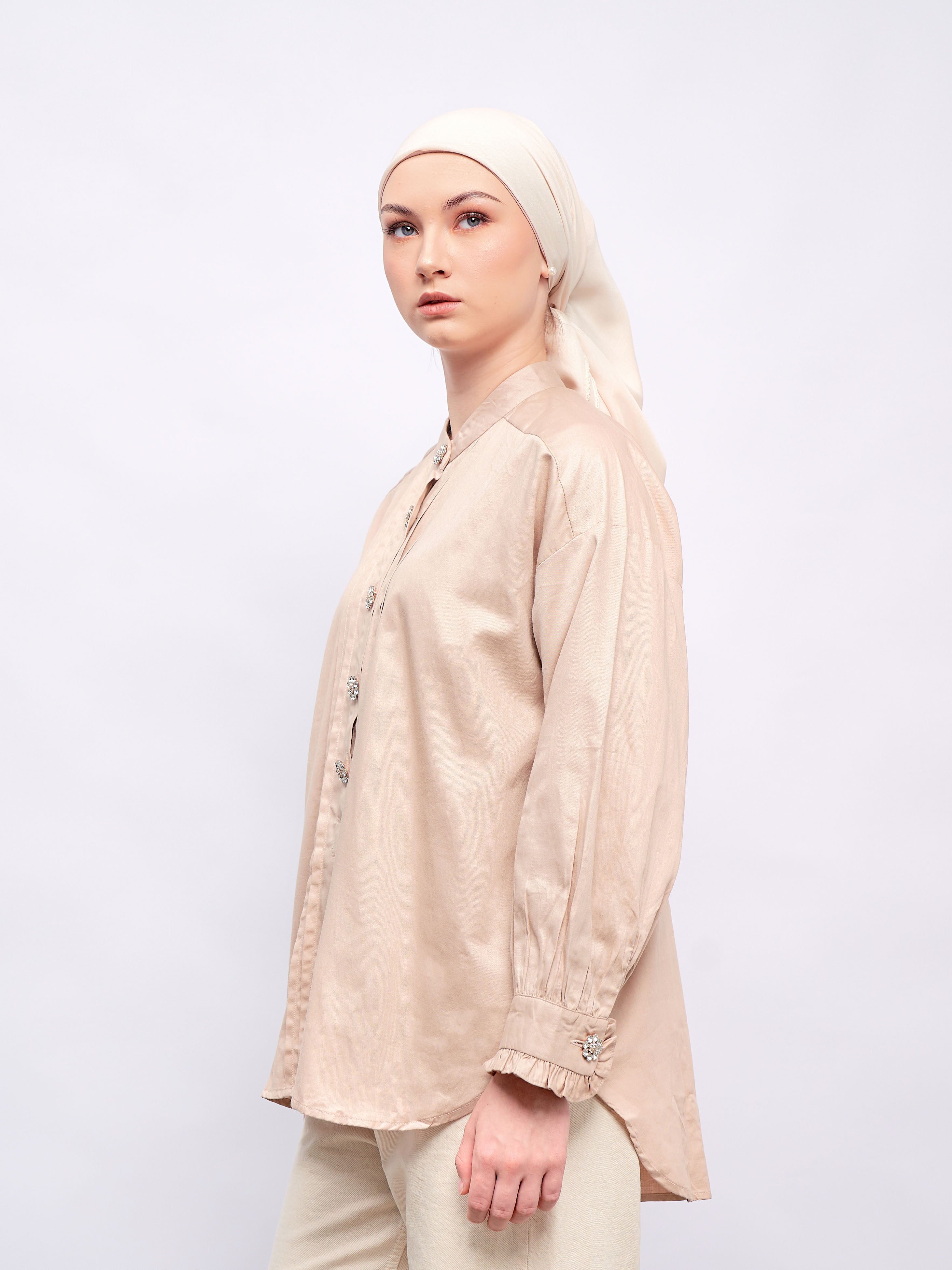 Zidney Shirt Beige