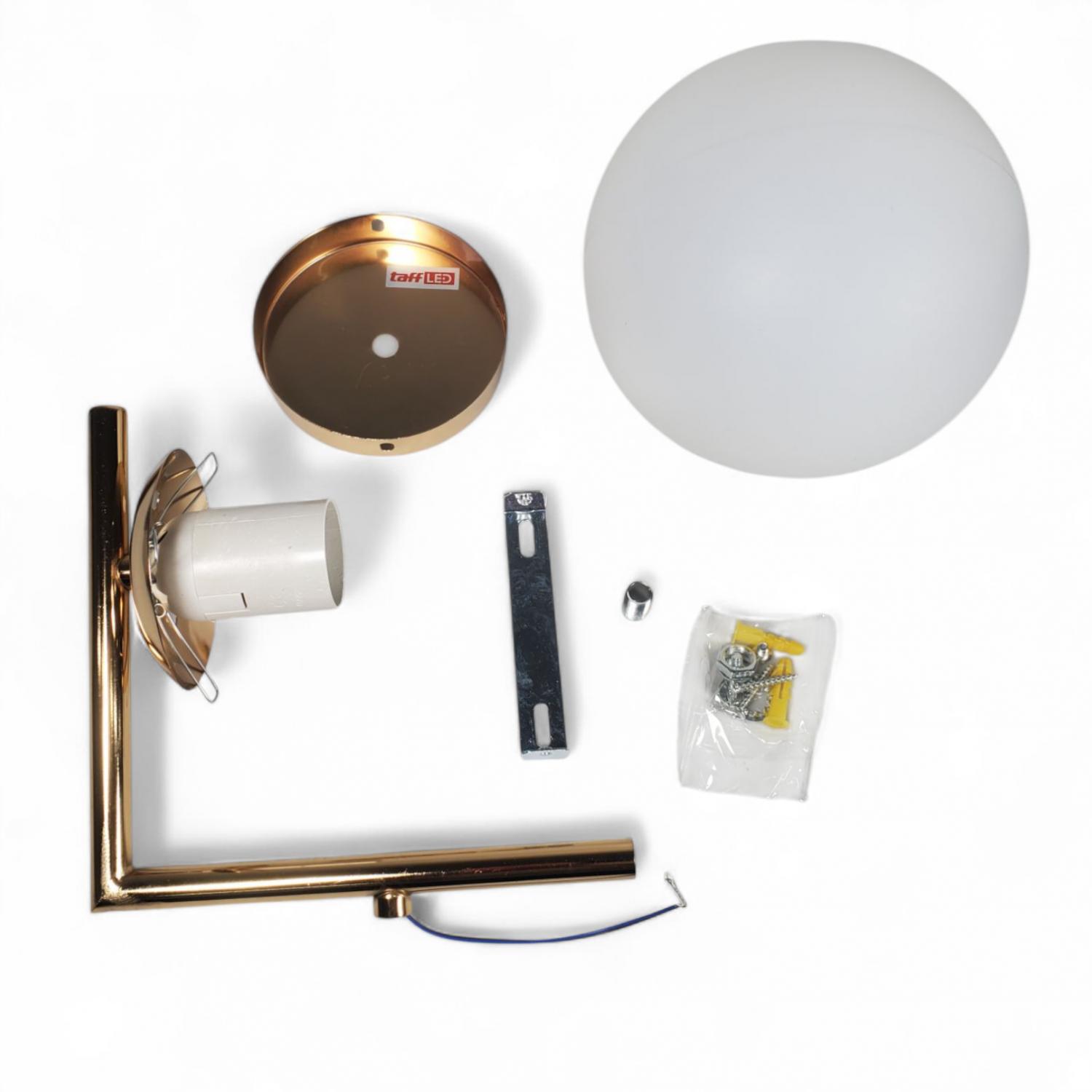 TaffLED Lampu Hias Dinding Nordic Wall Pencahayaan Elegan, Gaya Rustic Minimalis