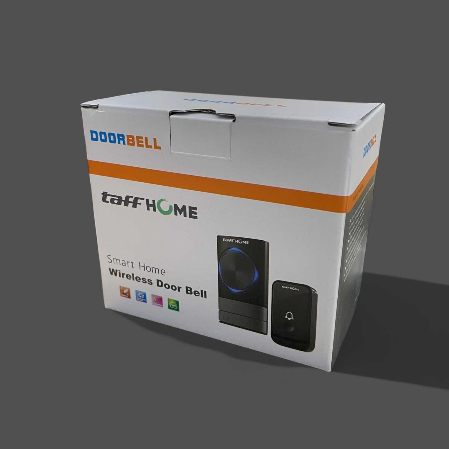 TaffHOME Bel Pintu Nirkabel 51 Nada Suara Variatif, Desain Elegan