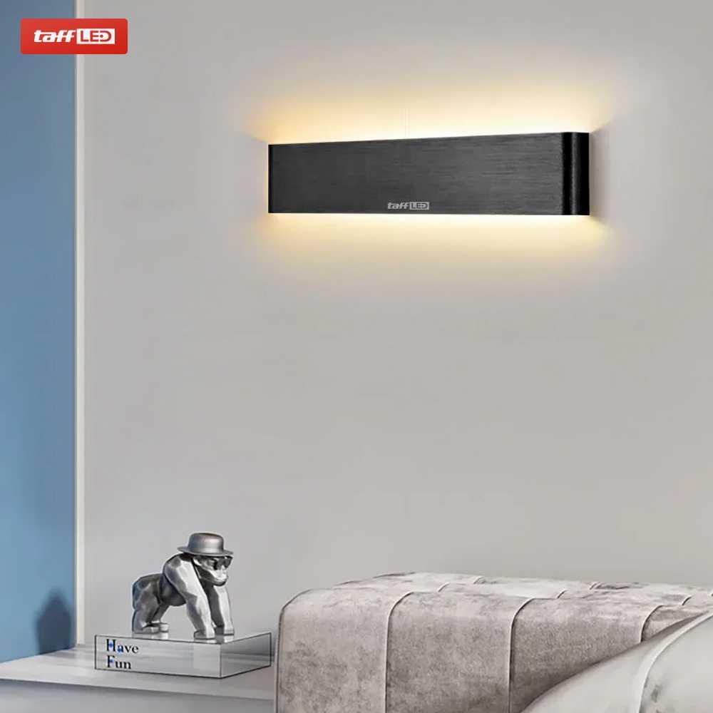 TaffLED Lampu Dinding Hias LED Minimalis Cahaya Hangat, Desain Elegan