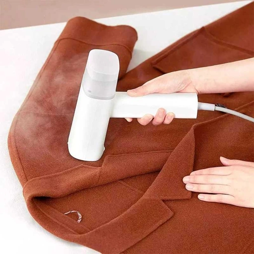 Zanjia Setrika Uap Genggam Handheld Steam Brush Iron 1200W Merapikan Pakaian dengan Mudah dan Cepat, Model Genggam Ergonomis