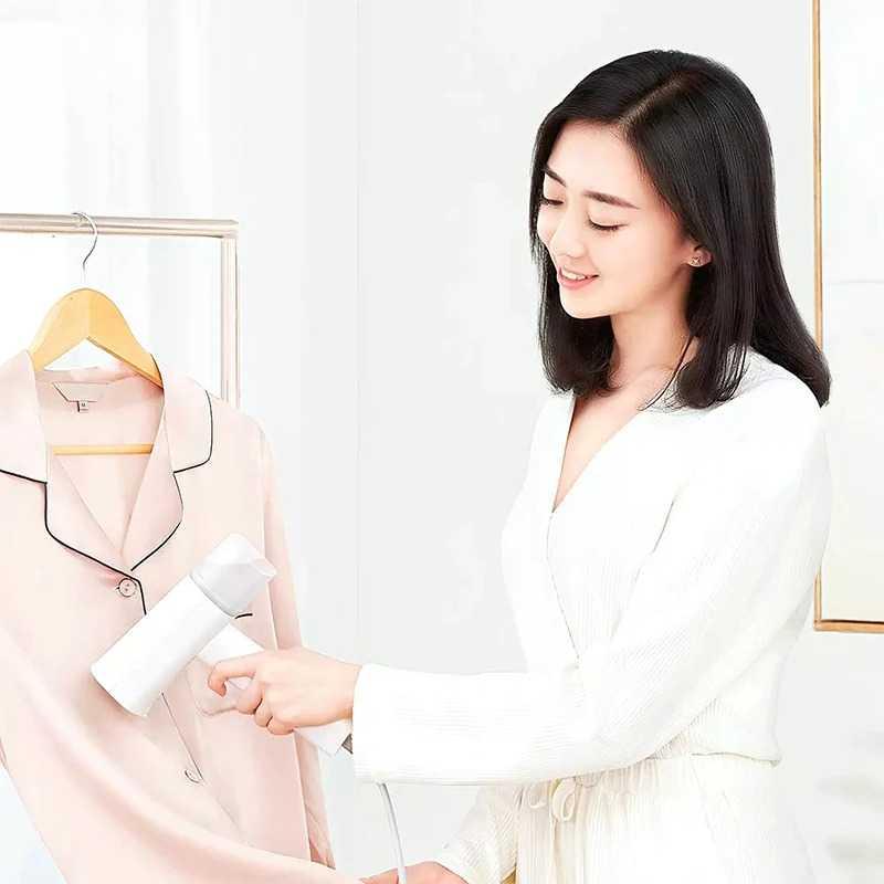Zanjia Setrika Uap Genggam Handheld Steam Brush Iron 1200W Merapikan Pakaian dengan Mudah dan Cepat, Model Genggam Ergonomis