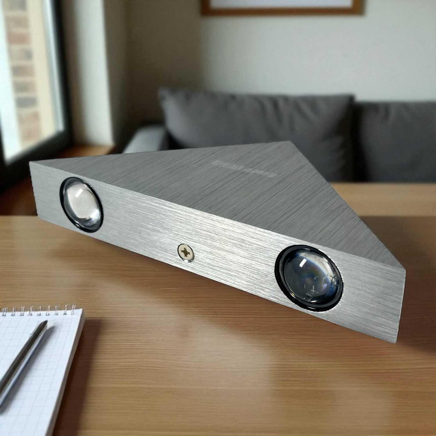 TaffLED Lampu Dinding Hias Rumah Modern Triangle Aluminium 3W Suasana Sejuk dan Menenangkan, Desain Mewah
