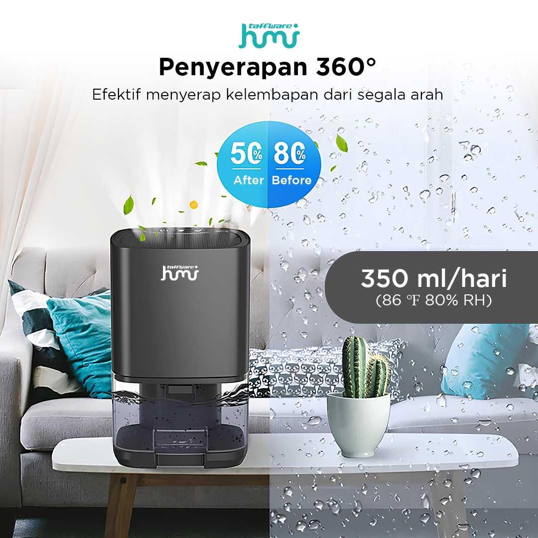 Taffware Dehumidifier HUMI 2in1 Kelembapan Stabil, Udara Bersih, Desain Portable