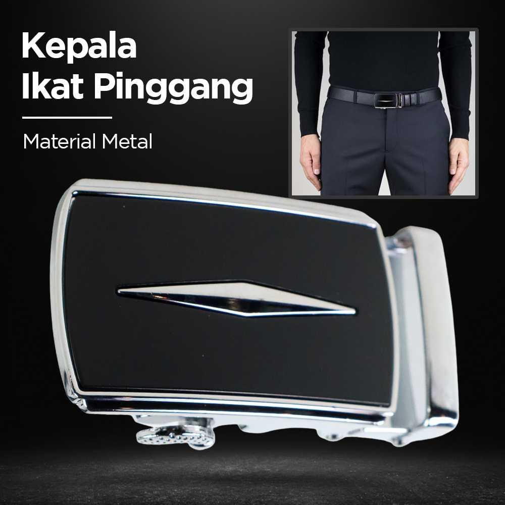 Automatic Belt Buckle Metal Kepala Gesper Solusi Stylish dan Praktis, Desain Modern