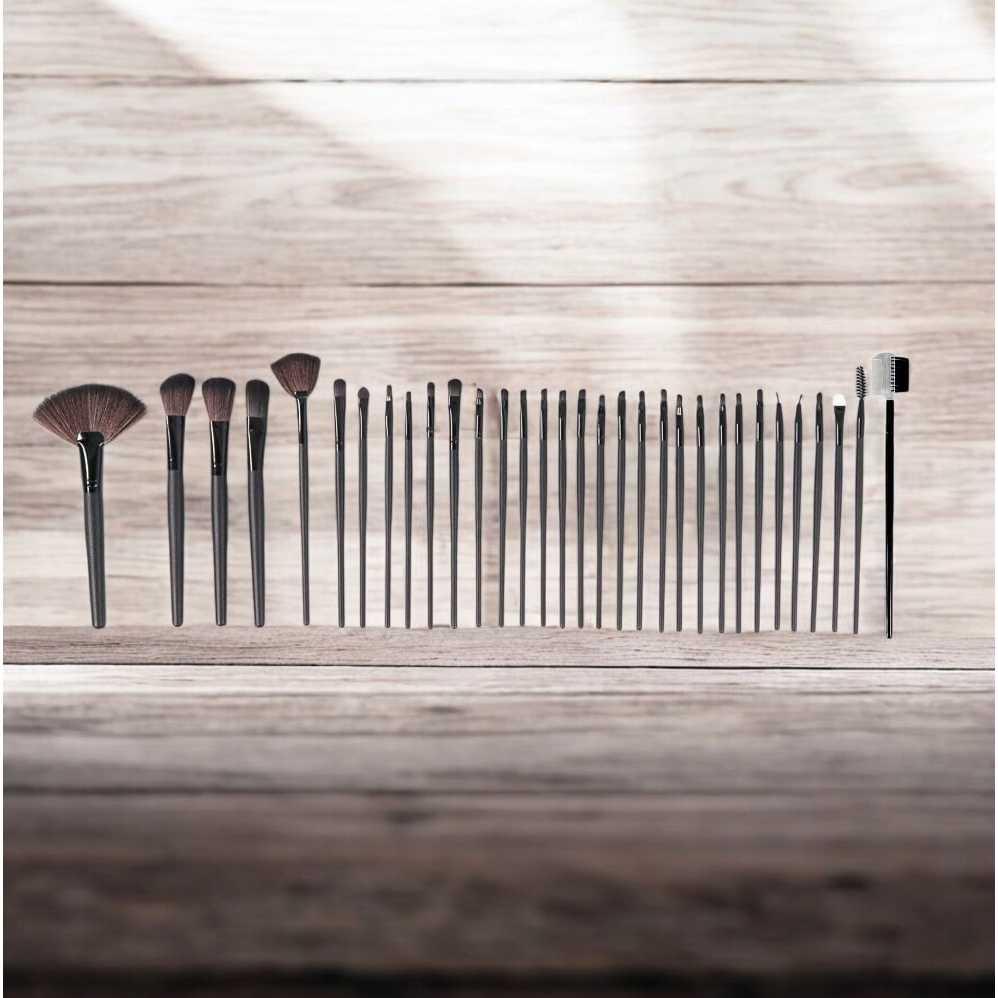 Biutte.co Kuas Make Up Rias Kosmetik Brush 32 Set - Kuas Make Up Lengkap, Hasil Cantik