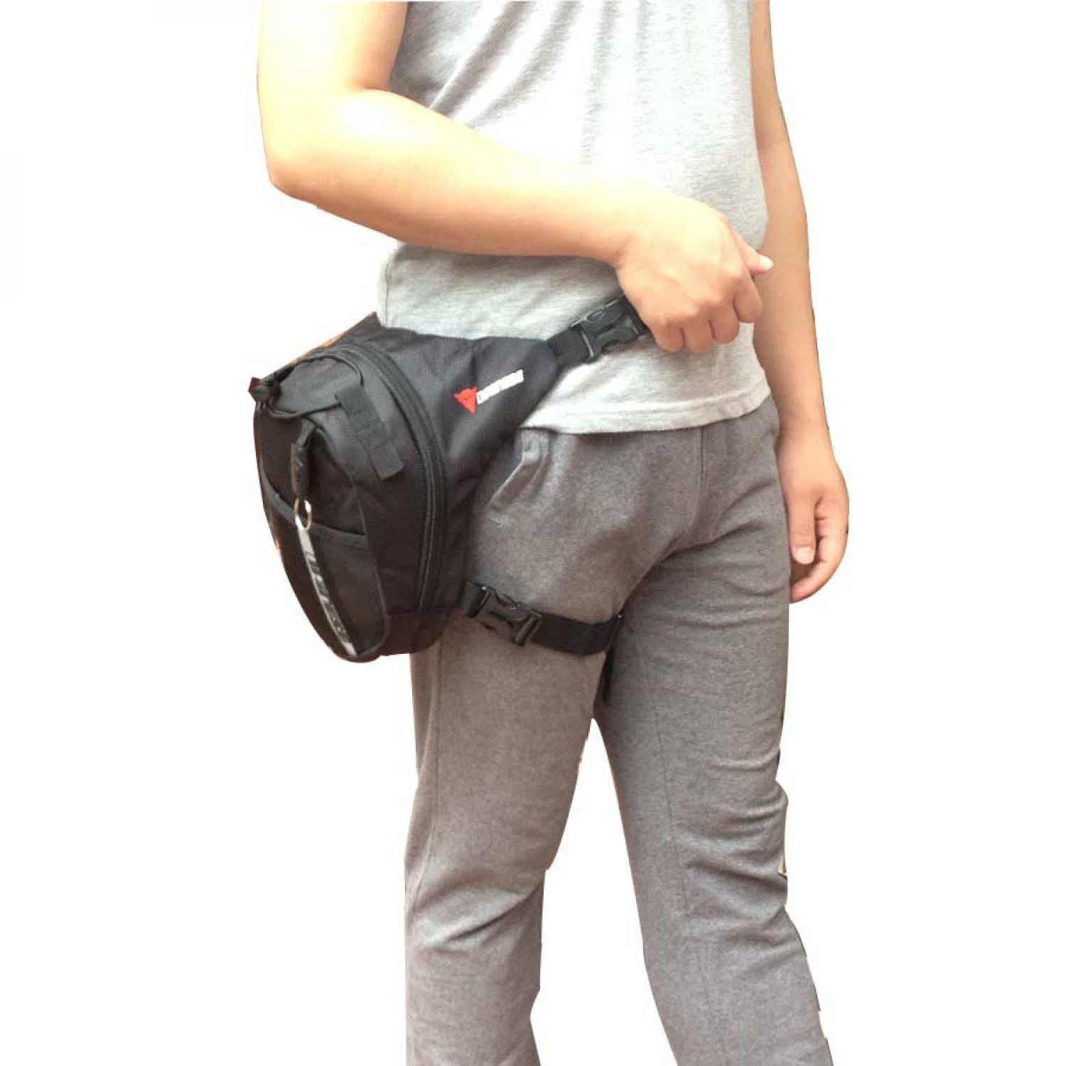 Dainese Tas Pinggang Motor Drop Leg Fanny Pack - Praktis Saat Berkendara, Muat Banyak Barang - Stylish