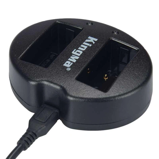 Image of KingMa Charger Baterai 2 Slot Fujifilm X-Pro2 X-Pro1 X-T2 - Pengisi Daya Ganda, Tetap Siap Sedia IH