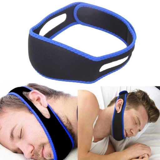 Image of Sabuk Tidur Anti Ngorok Snoring Solution - Tidur Nyenyak Tanpa Dengkuran, Nyaman dan Efektif, Neoprene Premium IH