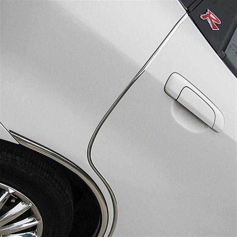 OTOHEROES Lis Dekorasi Mobil Moulding Chrome Trim Strip - Melindungi Pintu Mobil Anda, Tampil Stylish