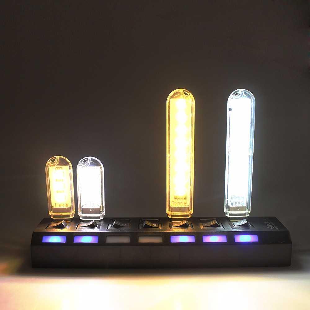 MeeToo Lampu Baca Mini LED USB Portable - Cahaya Terang di Mana Saja, Desain Mini
