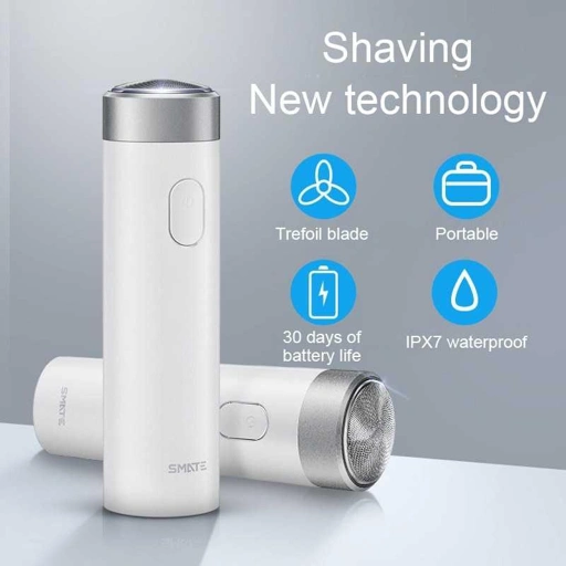 Image of Smate Razor Electric Shaver Alat Cukur Elektrik - Pisau Turbin, Cukur Halus dalam Sekejap, Tahan Air