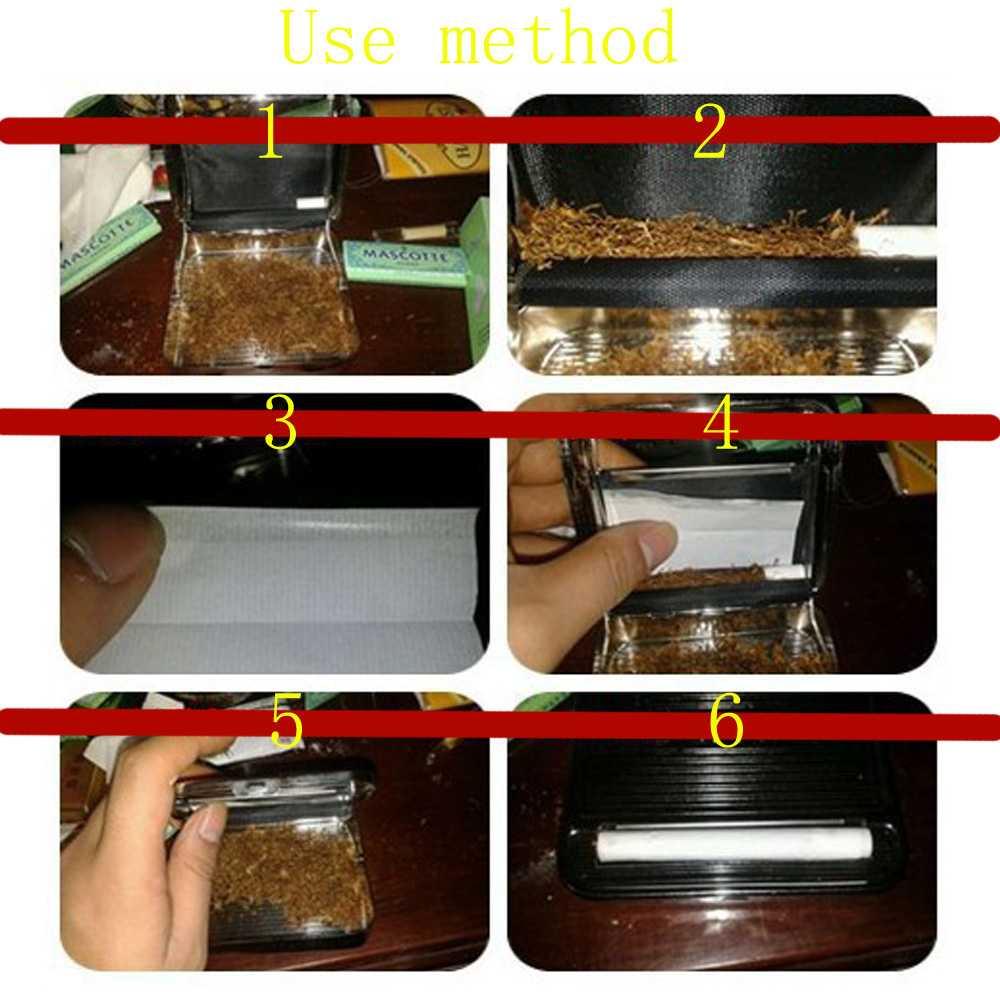 GIZEH Alat Linting Rokok Manual - Gulung Rokok dengan Mudah dan Rapi, Desain Aluminium Ringan