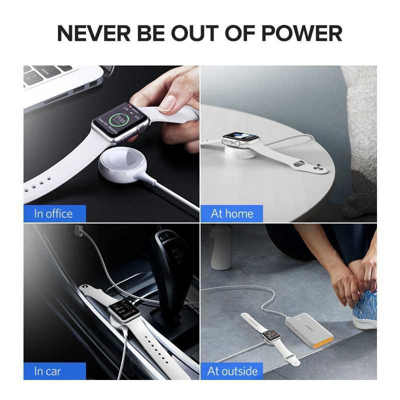 UGREEN Charger Apple Watch Wireless Magnetic - Pengisian Cepat, Tanpa Kabel