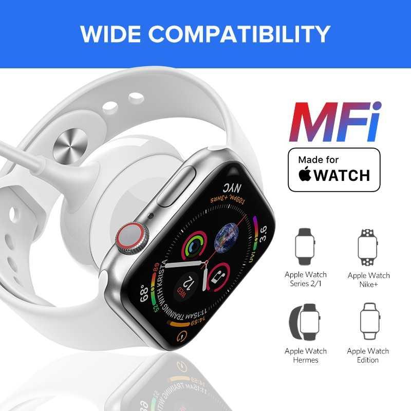 UGREEN Charger Apple Watch Wireless Magnetic - Pengisian Cepat, Tanpa Kabel