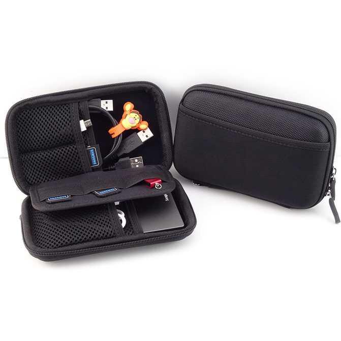 GHKJOK HDD Case Bag Protection Organizer Multifunction - Lindungi Hardisk Anda dengan Elegan, Efisien, dan Aman