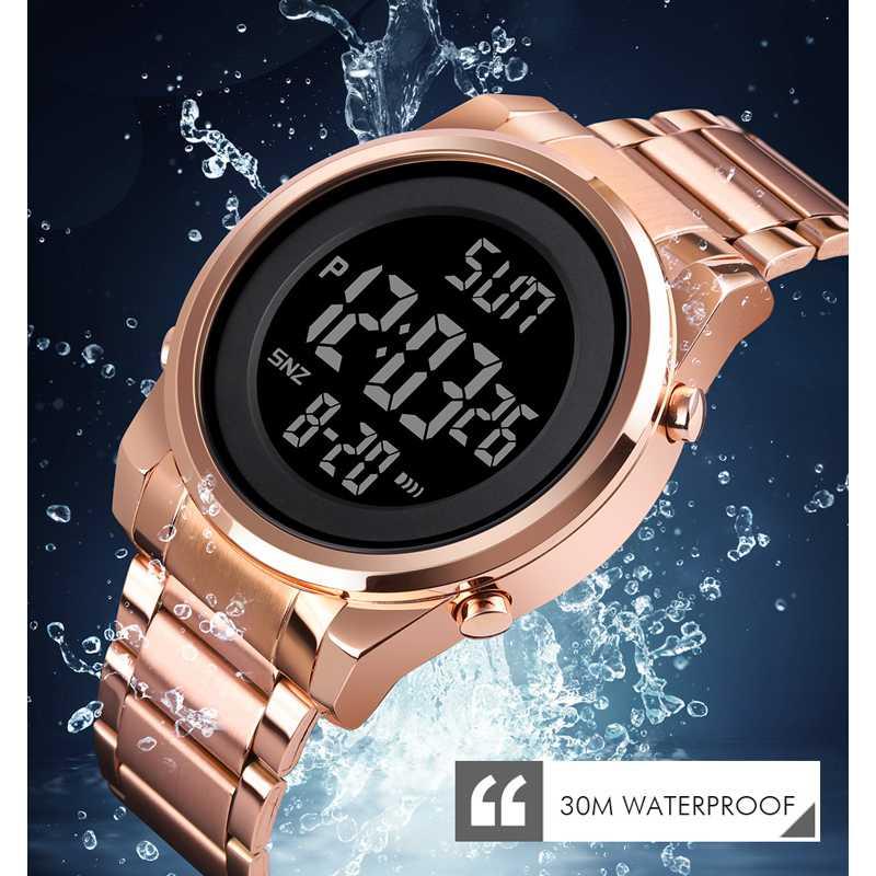 SKMEI Jam Tangan Digital Pria Elegan - Solusi Gaya Modern, Tepat Waktu, dan Tahan Air, Desain Klasik