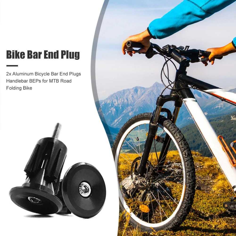 SPGOOD Penutup Setang Sepeda Aluminium - Lindungi Grip & Tampilan Anda