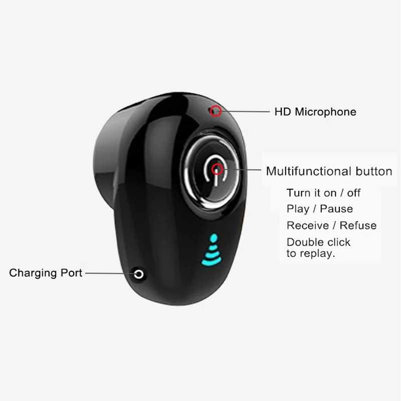 IRONGEER Earphone Bluetooth 5.0 TWS S650+ - Kualitas Audio Optimal, Desain Nyaman