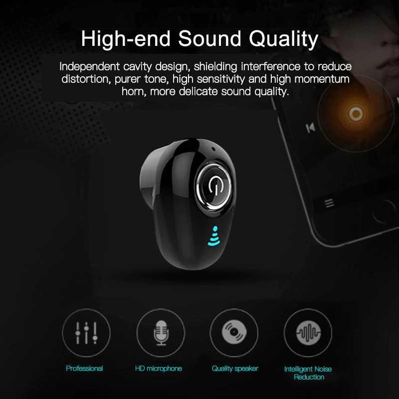 IRONGEER Earphone Bluetooth 5.0 TWS S650+ - Kualitas Audio Optimal, Desain Nyaman