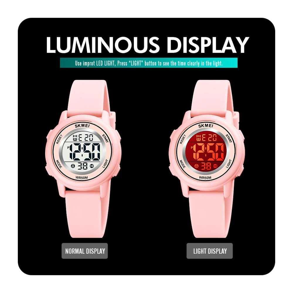 SKMEI Kids Jam Tangan Digital Anak Anti Air 50M - 1721, Desain Lucu, Nyaman, Aman