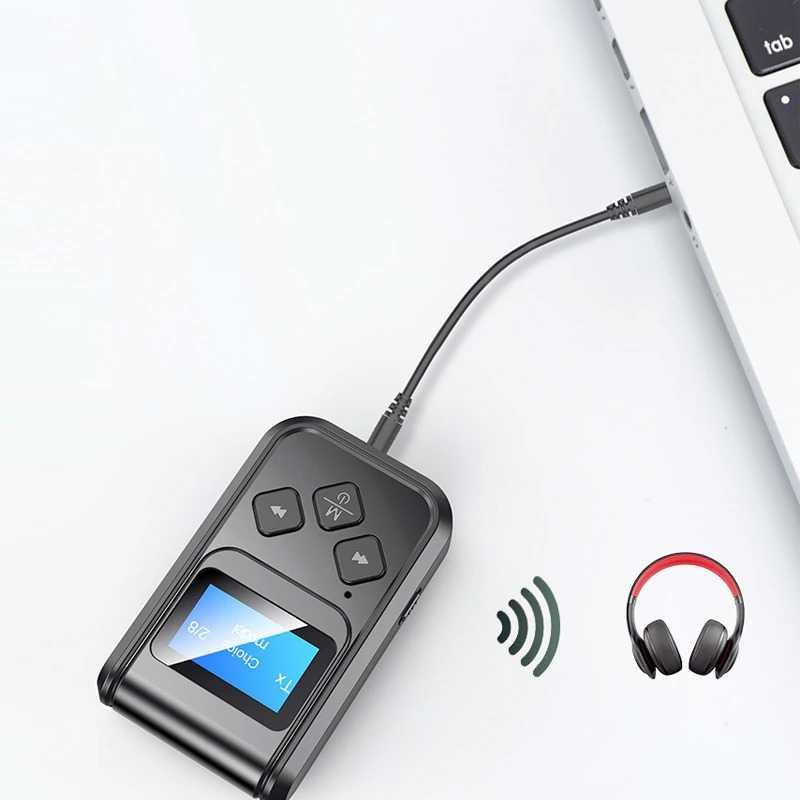 YIBEIKA 2in1 Audio Bluetooth Receiver Transmitter - Solusi Nirkabel, Audio Lebih Mudah