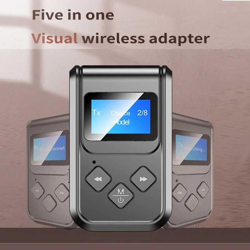 YIBEIKA 2in1 Audio Bluetooth Receiver Transmitter - Solusi Nirkabel, Audio Lebih Mudah