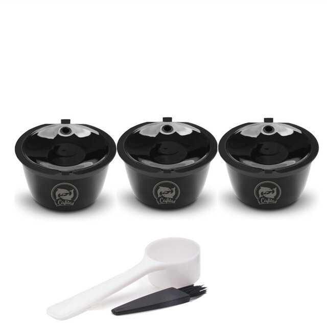 iCafilas Capsule Upgrade 3PCS for Nescafe Dolce Gusto - Reusable Coffee Pods, Eco-Friendly Solution