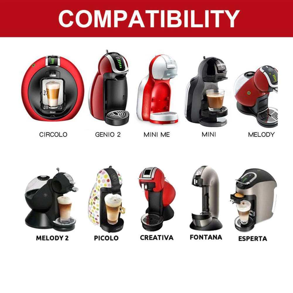 iCafilas Capsule Upgrade 3PCS for Nescafe Dolce Gusto - Reusable Coffee Pods, Eco-Friendly Solution