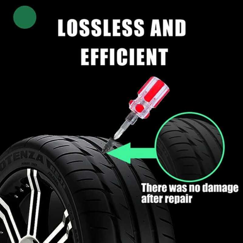OTOHEROES Karet Tambal Ban Rubber Stud Tire Fast Repair - Solusi Praktis Ketika Ban Bocor, Ringkas dan Mudah Dibawa