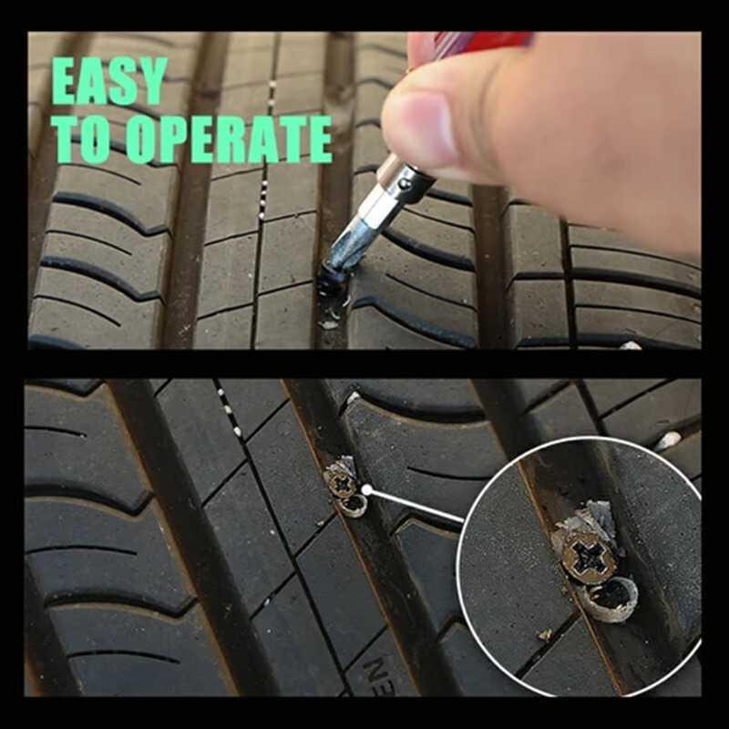 OTOHEROES Karet Tambal Ban Rubber Stud Tire Fast Repair - Solusi Praktis Ketika Ban Bocor, Ringkas dan Mudah Dibawa