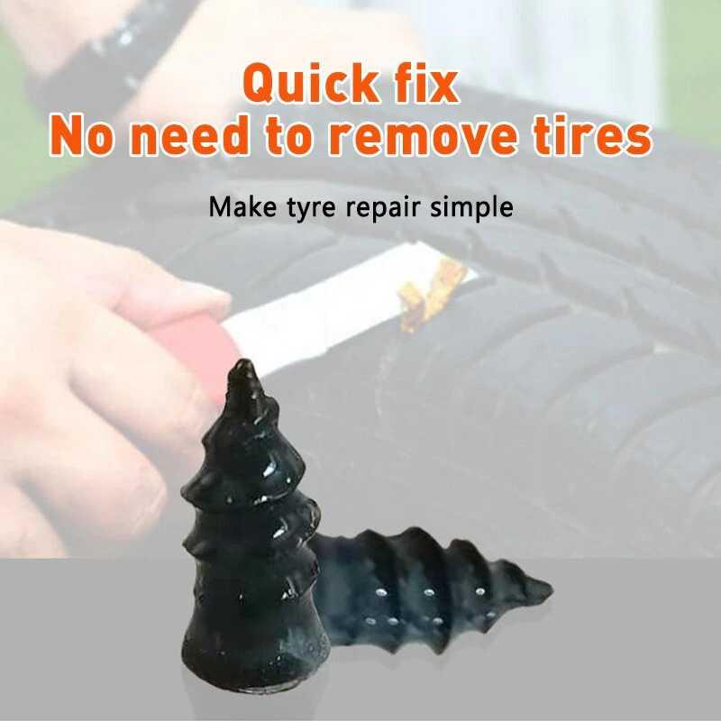 OTOHEROES Karet Tambal Ban Rubber Stud Tire Fast Repair - Solusi Praktis Ketika Ban Bocor, Ringkas dan Mudah Dibawa