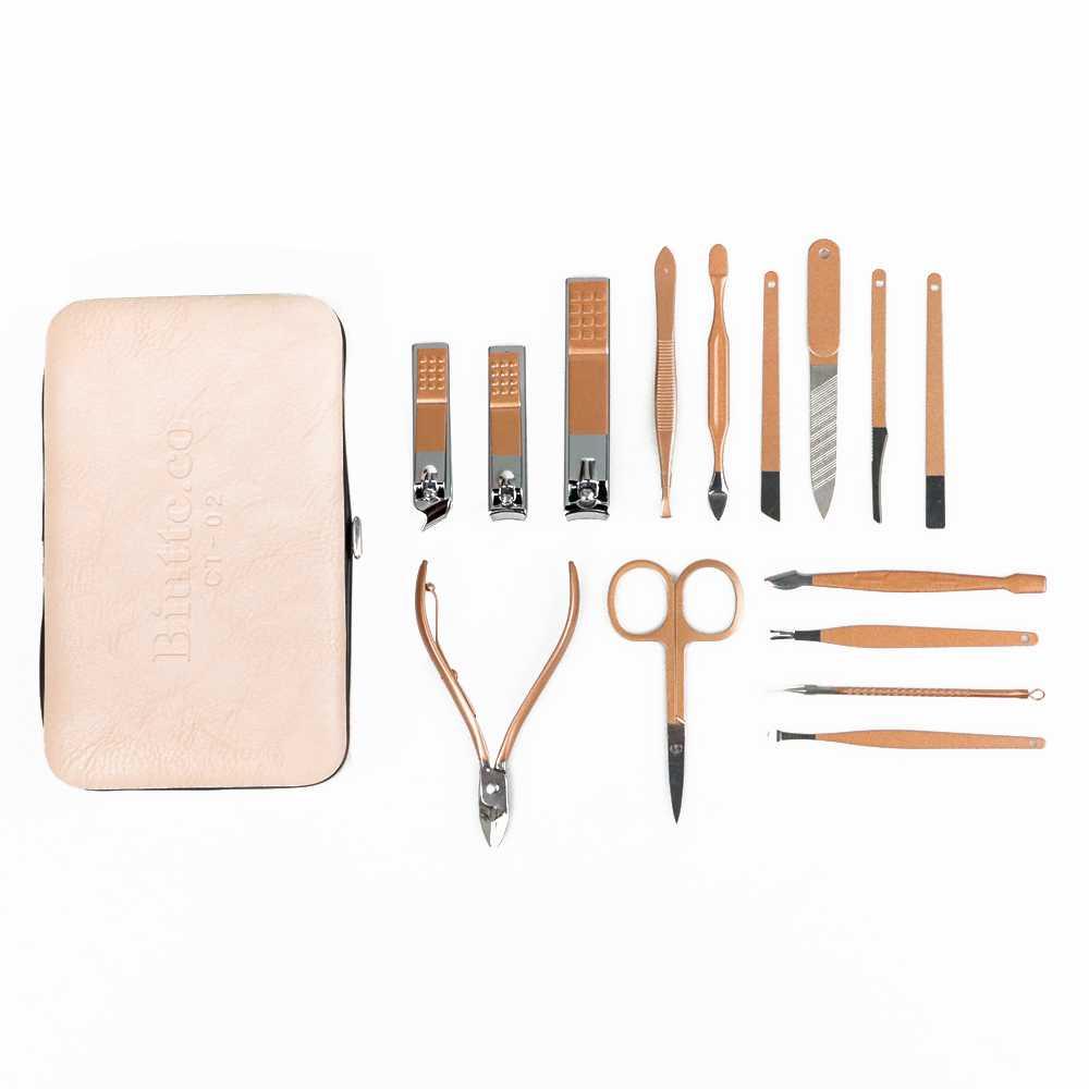 Biutte.co Gunting Kuku Nail Art Set Manicure Pedicure - Perlengkapan Gunting Kuku Lengkap, Cantik Tanpa Salon, Portabel