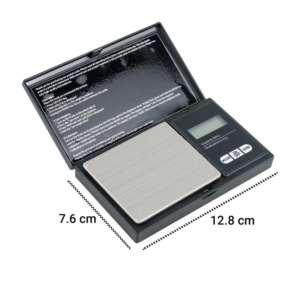 Taffware Digipounds Timbangan Emas Mini Digital 0.01g - Presisi & Multifungsi, Layar LCD Terang