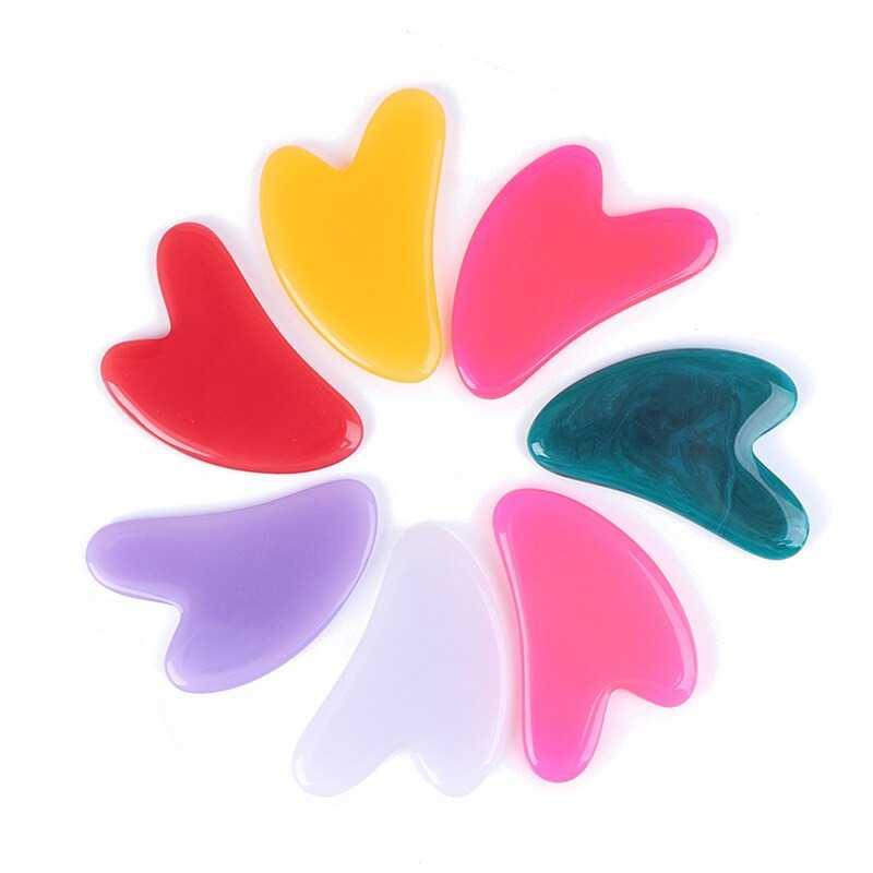 KUZHEN Alat Pijat Tubuh dan Wajah Resin Gua Sha Massage Scraper - K1, Merilekskan Otot & Menyegarkan Kulit, Desain Ergonomis