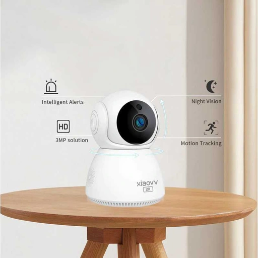 Image of Xiaovv Kamera CCTV WiFi PTZ 2K - Monitoring Real-time, Keamanan Maksimal IH