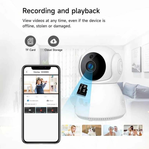 Image of Xiaovv Kamera CCTV WiFi PTZ 2K - Monitoring Real-time, Keamanan Maksimal IH